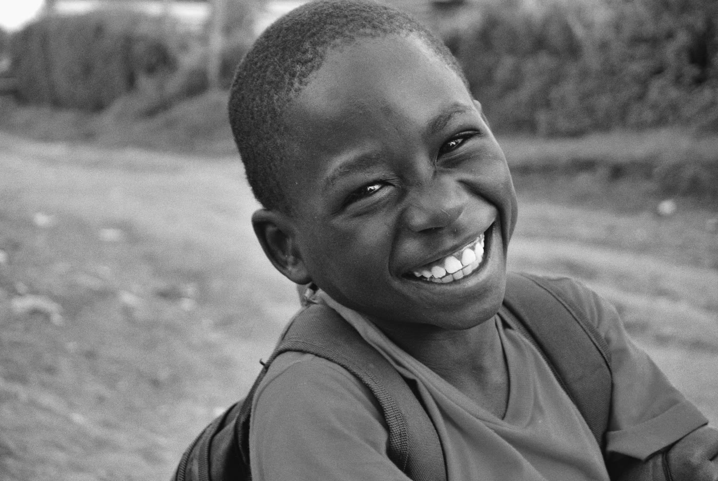 Boys laughing together during a session