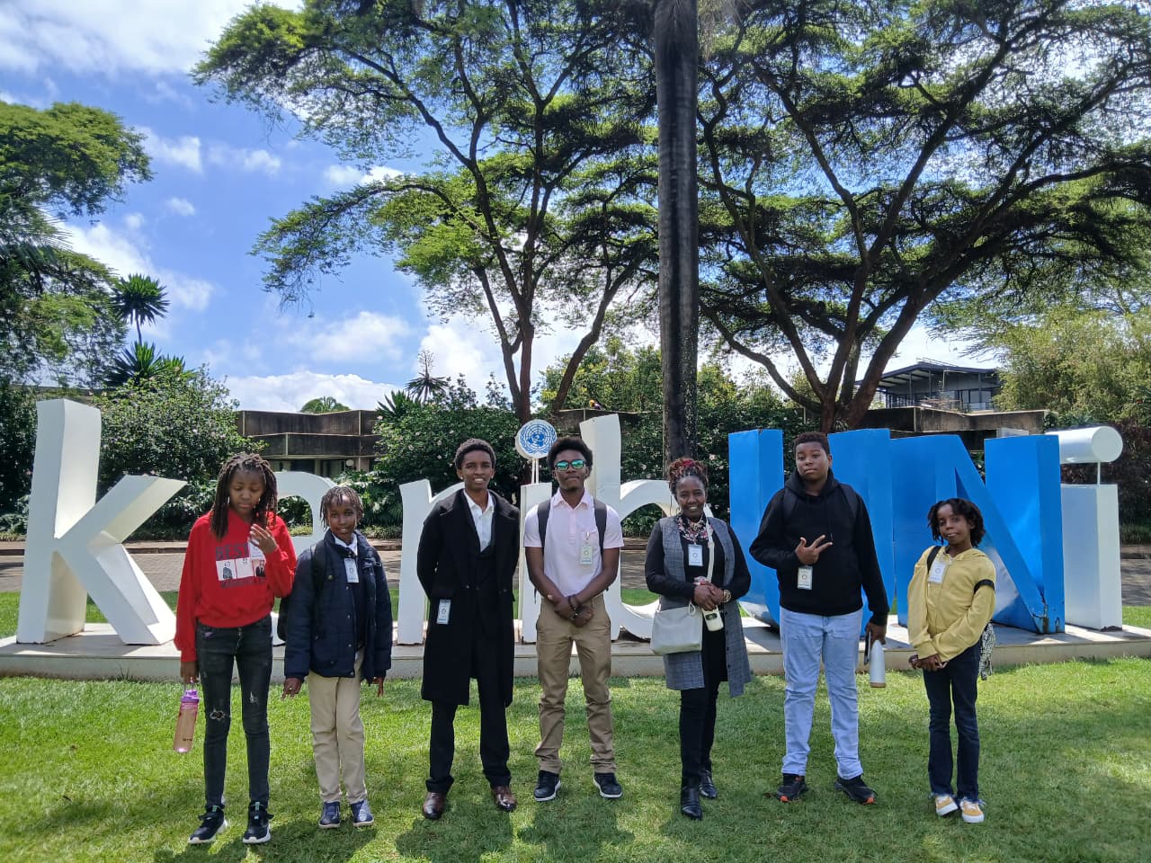 During our United Nations visit in Nairobi
