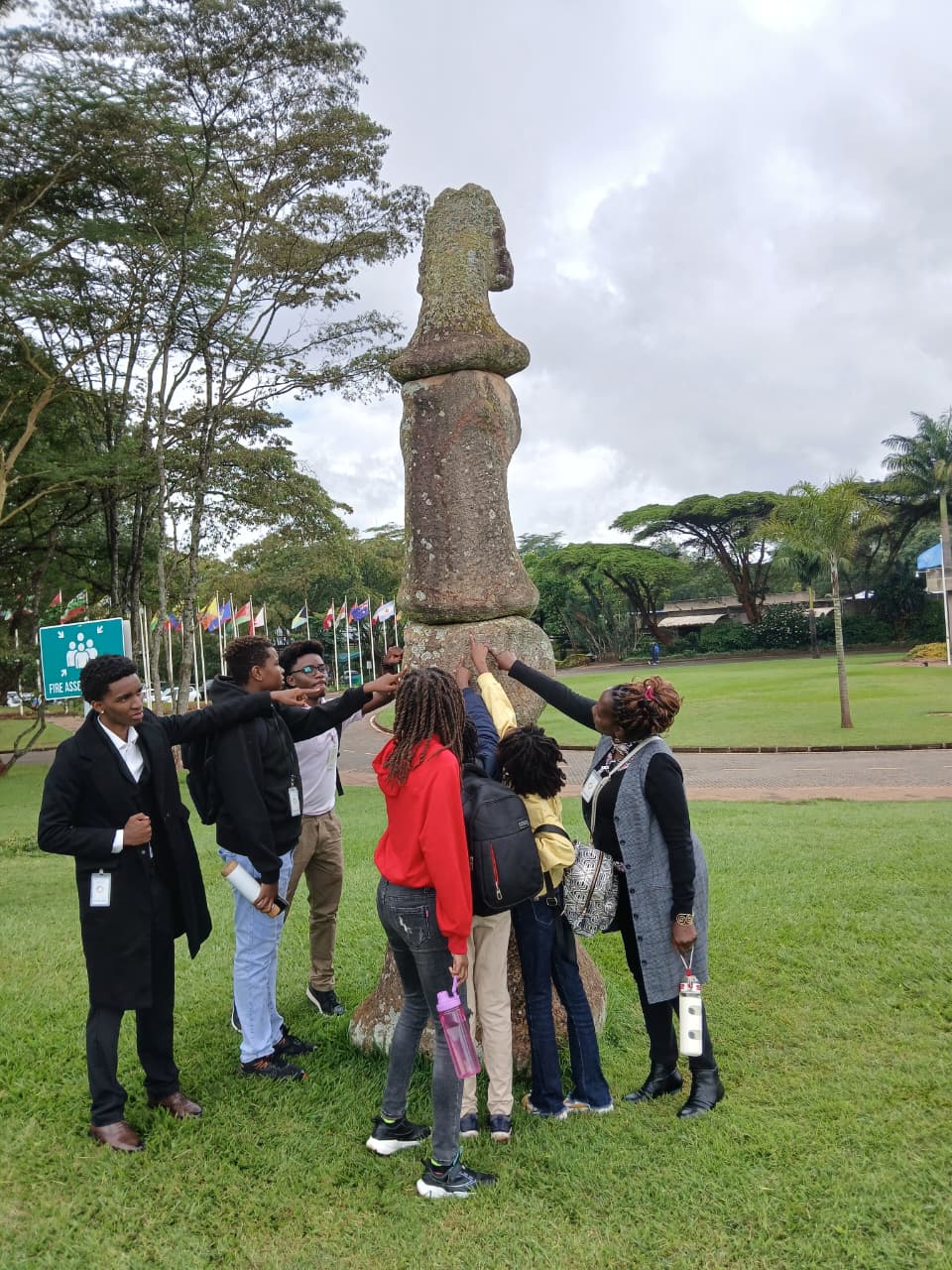 Exploring the United Nations memorial garden in Nairobi